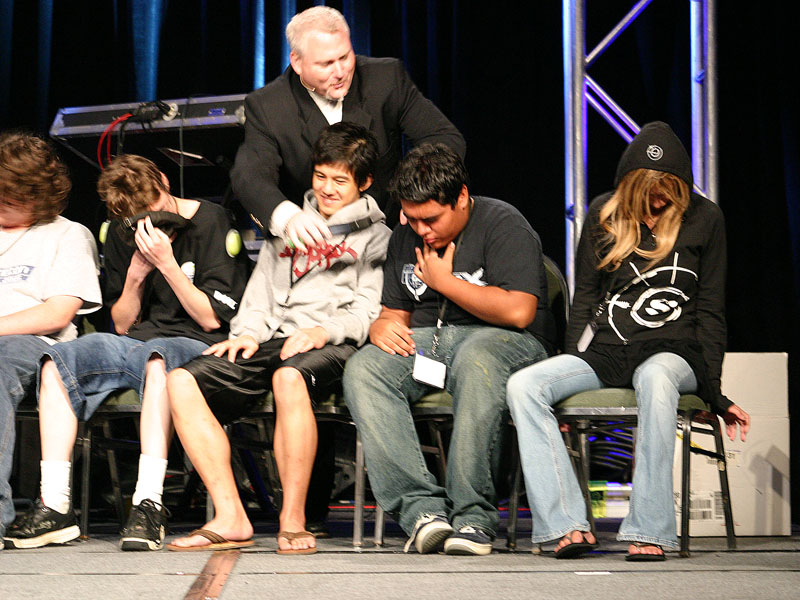 There's a terrible smell coming from the person sitting next to you.